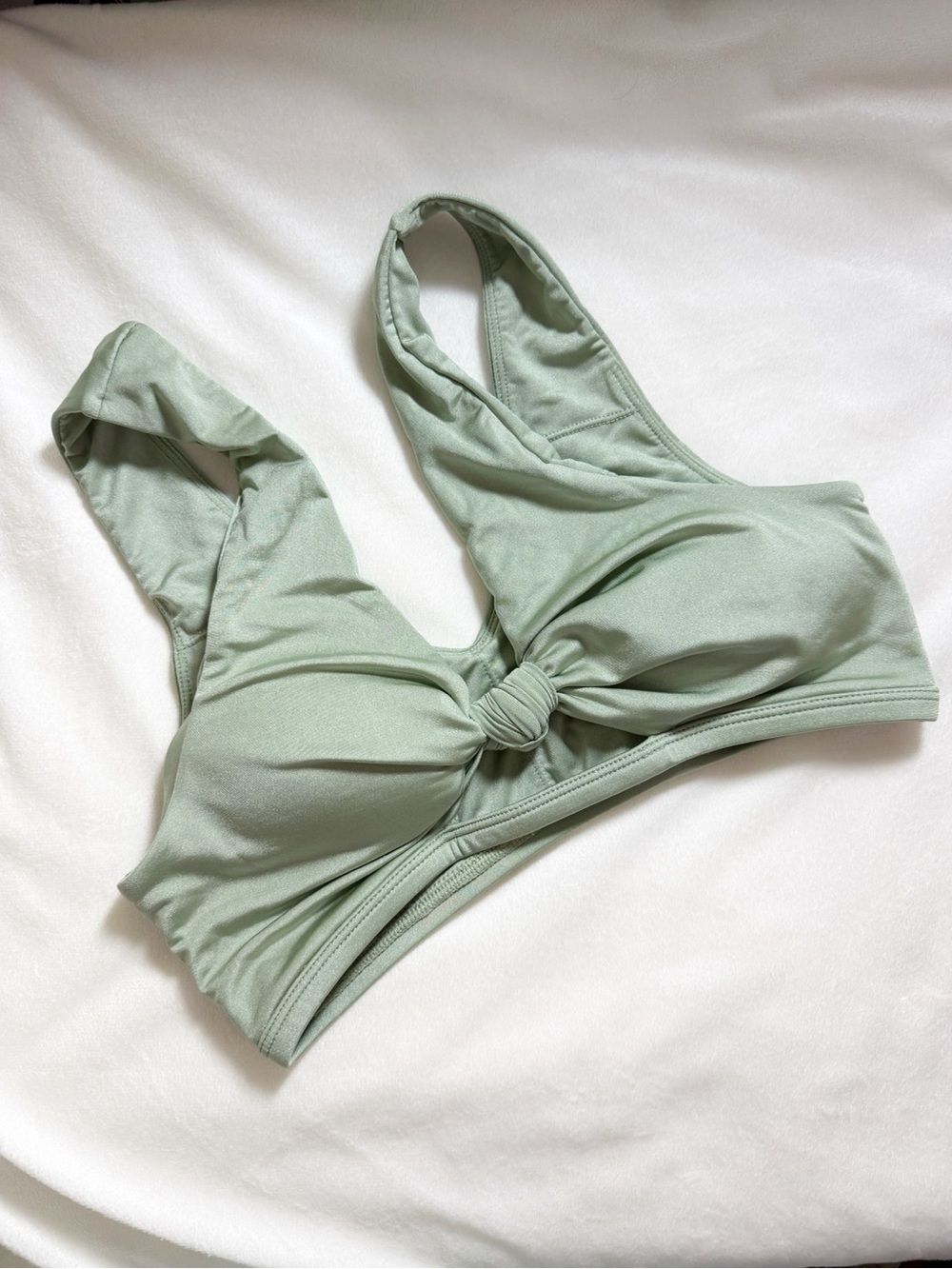 Buffbunny Collection Twisted Bikini Swim Top Mojito Green Small